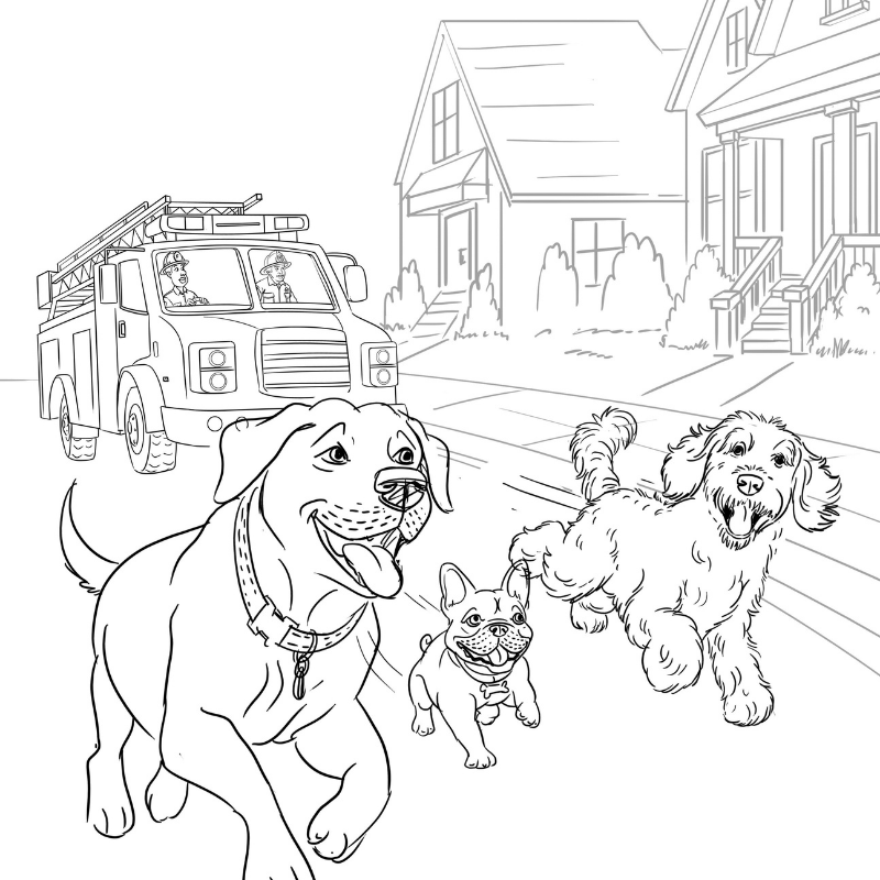 Running with Firetruck